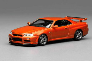 MOTORHELIX 1/64 Nissan Skyline GT-R(R34) V-Spec II Customized Metallic Orange (M63471)【予約:2026年1月以降】 通販 プレゼント ギフト モデルカー ミニカー 模型