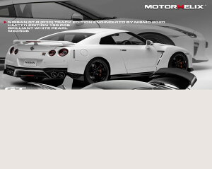 MOTORHELIX 1/18 Nissan GT-R(R35) Track Edition Engineered By NISMO 2020 Brilliant White Pearl (M83506) �ʔ� �v���[���g �M�t�g ���f���J�[ �~�j�J�[ �A�N�Z�T���[ �͌^