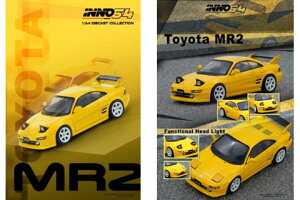 INNO Models 1/64 Toyota MR2 (SW20) CG[ (IN64-MR2-YL)y\F2025N12ȍ~z ʔ v[g Mtg fJ[ ~jJ[ i ͌^