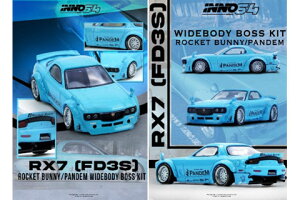 INNO Models 1/64 Mazda RX7 (FD3S) "PANDEM ROCKET BUNNY" eBt@j[u[ (IN64-RX7FDP-TIFBLU)y\F2025N12ȍ~z ʔ v[g Mtg fJ[ ~jJ[ i ͌^