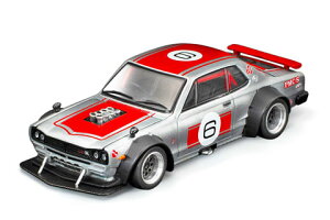 POP RACE × XCARTOYS 1/64 SKYLINE GT-R V8 DRIFT (HAKOSUKA) AIT 2025 (PR640349) �y�\��F2025�N11���ȍ~�z���f���J�[ �~�j�J�[ �����i �͌^ �ʔ� �v���[���g �M�t�g