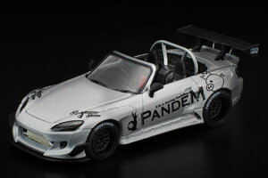 POP RACE 1/64 PANDEM S2000 �V���o�[ (PR640451) �y�\��F2026�N4�`6���ȍ~�z���f���J�[ �~�j�J�[ �����i �͌^ �ʔ� �v���[���g �M�t�g