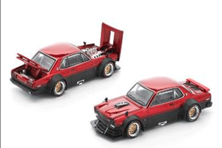 楽天市場】POP RACE 1/64 SKYLINE GT-R V8 DRIFT (HAKOSUKA) - RED