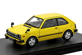 Hi-Story 1/43 Honda CIVIC CX (1979) イエロー (HS348YE) 通販 プレゼント ギフト モデル ミニカー 完成品 模型