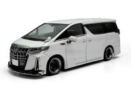 MODEL MODEL 1/64 トヨタアルファード カスタムバージョン ホワイト (MM64-Alphard-002) 【予約：2026年7…