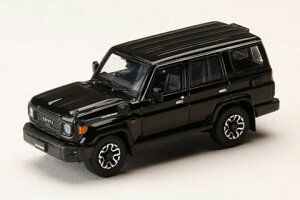 Hobby Japan 1/64 Toyota LANDCRUISER 70 (GDJ76W) �A�e�B�`���[�h�E�u���b�N�E�}�C�J (HJ641090ABK)�y�\��F2026�N7���ȍ~�z�ʔ� �v���[���g �M�t�g ���f���J�[ �~�j�J�[ �����i �͌^
