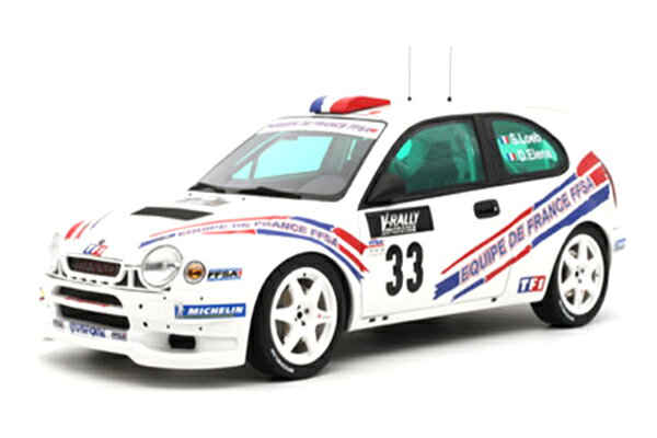 OttO mobile 1/18 トヨタ カローラ WRC ツール・ド・コルス 2000 #33 (OTM996)  通販 送料無料 プレゼント ギフト モデルカー ミニカー 完成品 模型