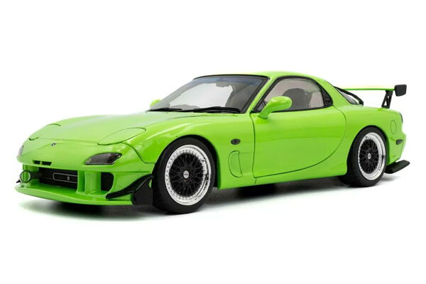 SOLIDO 1/18 マツダ RX-7(FD3S) SOLIDO WORKS 1999 (ネオングリーン) (S1810606)   通販 プレゼント ギフト モデルカー ミニカー 完成品 模型