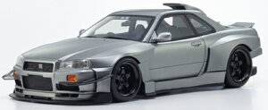 �����I���W�i�� samurai�V���[�Y 1/18 ���Y �X�J�C���C�� GT-R (R34) Khyzyl Saleem (�}�b�g�O���[) (KSR18068MG) �y�\��F2026�N7���ȍ~�z�ʔ� �������� �v���[���g �M�t�g ���f ���J�[ �~�j�J�[ �����i �͌^
