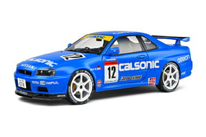 SOLIDO 1/18 Y XJCC R34 GT-R Xg[gt@C^[ (u[) (S1804307jʔ  v[g Mtg f J[ ~jJ[ i ͌^