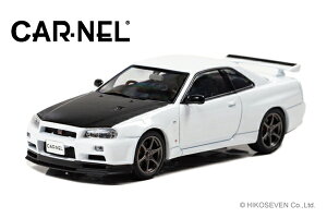 CARENEL 1/43 Y XJCC GT-R VspecII N1 (BNR34) 2000 White (CN430001) ʔ v[g Mtg fJ[ ~jJ[ i ͌^