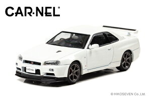 CARENEL 1/43 Y XJCC GT-R VspecII Nur (BNR34) 2002 White Pearl (CN430204) ʔ v[g Mtg fJ[ ~jJ[ i ͌^