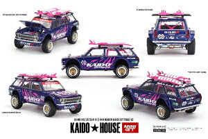 MINI-GT 1/64 _bgT 510 S 4x4 Kaido Offroad V2(Enh) (KHMG149) fJ[ ~jJ[ i ͌^ ʔ v[g Mtg