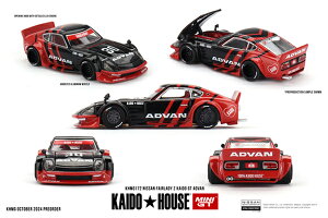 MINI-GT 1/64 Nissan tFAfB Z Kaido GT ADVAN(Enh) (KHMG172) fJ[ ~jJ[ i ͌^ ʔ v[g Mtg