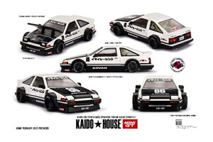 MINI-GT 1/64 Toyota AE86 Xv^[gm Kaido Street V1(Enh) (KHMG180)y\F2025N8ȍ~zfJ[ ~jJ[ i ͌^ ʔ v[g Mtg