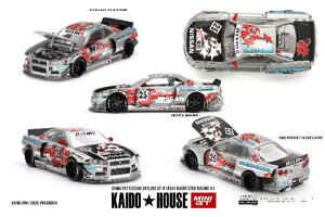 MINI-GT 1/64 Nissan XJCC GT-R R34 Kaido Star Racing V1(Enh) (KHMG197) y\F2025N9ȍ~zfJ[ ~jJ[ i ͌^ ʔ v[g Mtg