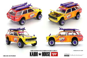 MINI-GT 1/64 _bgT 510 S 4X4 Kaido ISLANDS V1 (Enh) (KHMG210) fJ[ ~jJ[ i ͌^ ʔ v[g Mtg