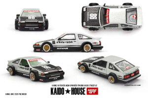 MINI-GT 1/64 Toyota AE86 Xv^[ gm Kaido Street V2 (Enh) (KHMG218)y\F2025N10ȍ~zfJ[ ~jJ[ i ͌^ ʔ v[g Mtg