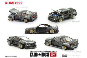 MINI-GT 1/64 Nissan XJCC GT-R R34 Kaido Works GReddy V2(Enh) (KHMG222)y\F2025N10ȍ~zfJ[ ~jJ[ i ͌^ ʔ v[g Mtg
