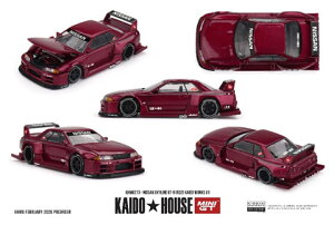 MINI-GT 1/64 Nissan �X�J�C���C�� GT-R R32 KAIDO WORKS V1(�E�n���h��) (KHMG273)�y�\��F2026�N6���ȍ~�z���f���J�[ �~�j�J�[ �����i �͌^ �ʔ� �v���[���g �M�t�g