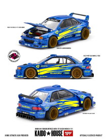 MINI-GT 1/64 スバル インプレッサ WRX STI KAIDO WORKS V1(右ハンドル)　(KHMG318) 【予約：2027年3月以降】モデルカー ミニカー 完成品 模型 通販 プレゼント ギフト
