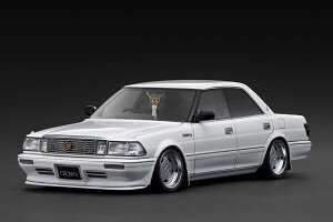 ignition_model 1/18 TOYOTA CROWN Royal Saloon G (130) White (IG3735)y\F2026N6ȍ~zʔ v[g Mtg fJ[ ~jJ[ i ͌^