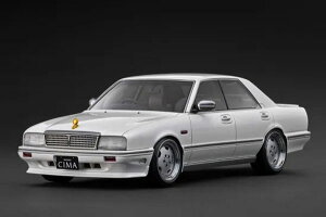 ignition_model 1/18 NISSAN CEDRIC CIMA (Y31) Pearl White (IG3903)�y�\��F2026�N5���ȍ~�z�ʔ� �v���[���g �M�t�g ���f���J�[ �~�j�J�[ �����i �͌^