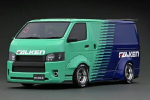 ignition_model 1/18 TESED WORKS HIACE Green/Blue (IG2809) ʔ v[g Mtg fJ[ ~jJ[ i ͌^