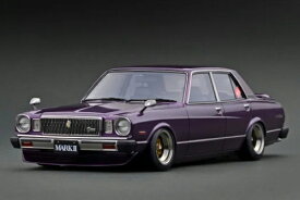 ignition_model 1/18 Toyota MarkII Sedan Grande (MX41) Purple Metallic (IG3431)【予約：2024年12月以降】通販 プレゼント ギフト モデルカー ミニカー 完成品 模型