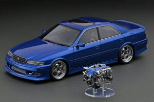 ignition_model 1/18 VERTEX JZX100 Chaser Blue Metallic With Engine (IG3319) ʔ v[g Mtg fJ[ ~jJ[ i ͌^