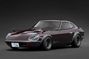 ignition_model 1/18 Nissan Fairlady 240ZG (HS30) Maroon (IG3720) �ʔ� �v���[���g �M�t�g ���f���J�[ �~�j�J�[ �����i �͌^