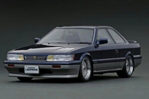 ignition_model 1/18 Nissan Leopard Ultima V30 TWINCAM TURBO (F31) Dark Blue/Silver (IG3817) �ʔ� �v���[���g �M�t�g ���f���J�[ �~�j�J�[ �����i �͌^