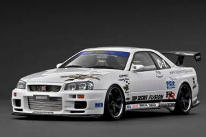 ignition_model 1/18 TOP SECRET 34GT-R (BNR34) White (IG3849)y\F2025N12ȍ~zʔ v[g Mtg fJ[ ~jJ[ i ͌^