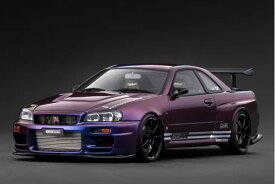 ignition_model 1/18 TOP SECRET 34GT-R (BNR34) Purple Metallic (IG3850)【予約：2025年12月以降】通販 プレゼント ギフト モデルカー ミニカー 完成品 模型