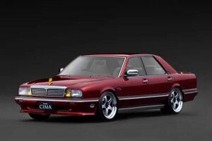 ignition_model 1/18 NISSAN GLORIA CIMA (Y31) Wine Red (IG3905)�y�\��F2026�N7���ȍ~�z�ʔ� �v���[���g �M�t�g ���f���J�[ �~�j�J�[ �����i �͌^