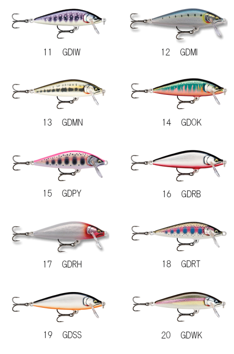 楽天市場】【全20色】ラパラ カウントダウンエリート CDE95 【1