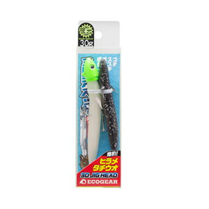 �G�R�M�A�@3D�W�O�w�b�h�@���[���t�@ECOGEAR�@3D JIG HEAD (WITH PLASTIC WORM)�@