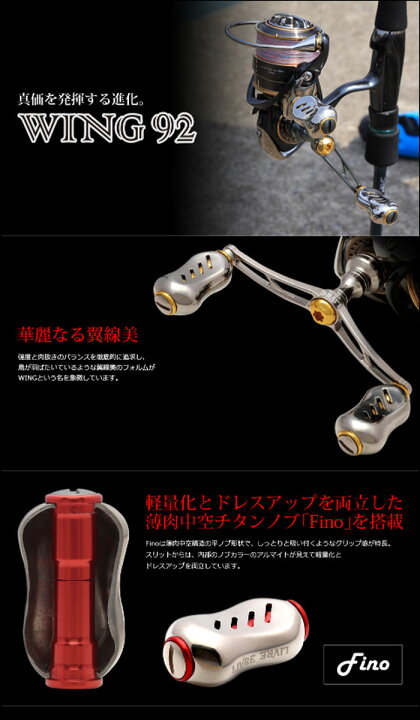 楽天市場】リブレ ウイング ダブルハンドル 92mm フォルテノブ 