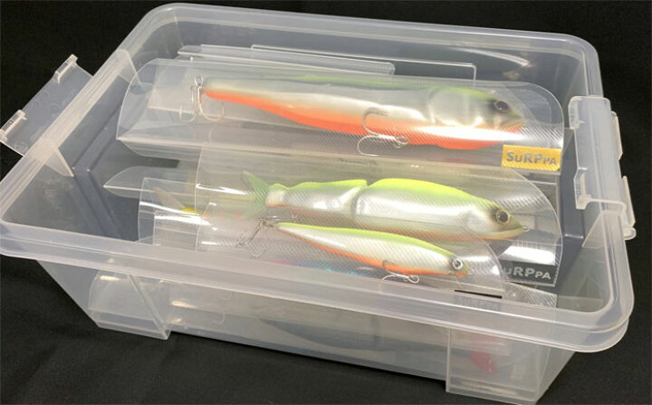 楽天市場 スルッパ Lサイズ ビッグベイト用ルアーケース Lure Boats Back Lash