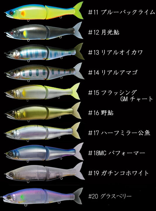 楽天市場】【全20色】ガンクラフト ジョインテッドクロー 178 GANCRAFT 