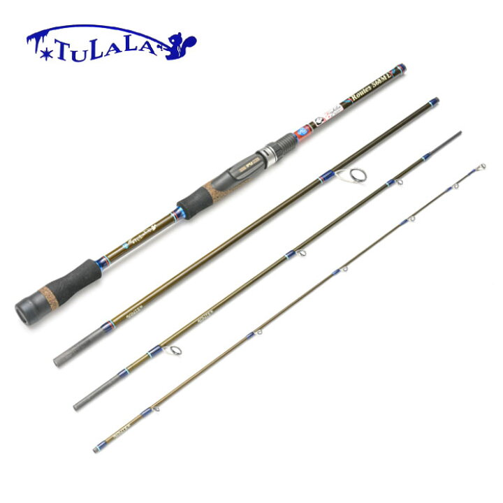 楽天市場】ツララ ルーツ S68ML スピニング パックロッド TULALA 