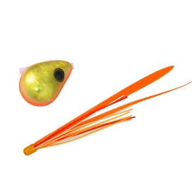 ジャッカル 爆流 鉛式ビンビン玉スライド 60g F191 オレンジゴールド/蛍光オレンジT+