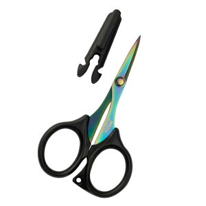 �A�u�@�J�[�u�u���[�hPE�V�U�[�Y105�@Abu Garcia�@Curved Blades PE Scissors 105