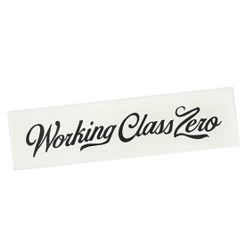 ワーキングクラスゼロ　WCZオリジナルカッティングステッカー　トラディションスクリプト　WORKINGCLASSZERO　