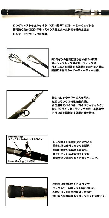 楽天市場】デプス ヒュージカスタム H3S-81RF deps HUGE CUSTOM 