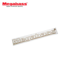 メガバス　ステッカー　フレームロゴ　＃ゴールド　40cm　Megabass　