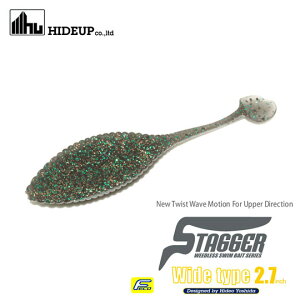 �n�C�h�A�b�v�@�X�^�b�K�[���C�h�@2.7inch�@HIDEUP�@STAGGER WIDE