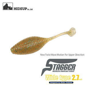 �n�C�h�A�b�v�@�X�^�b�K�[���C�h�@SW�J���[�@2.7inch�@HIDEUP�@STAGGER WIDE