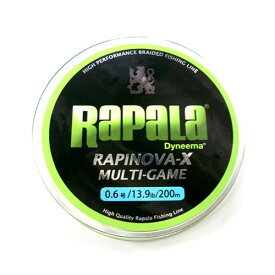 RaPaLa/ラパラ　ラピノヴァ・X　マルチゲーム　PEライン　0.6号 0.8号　200m