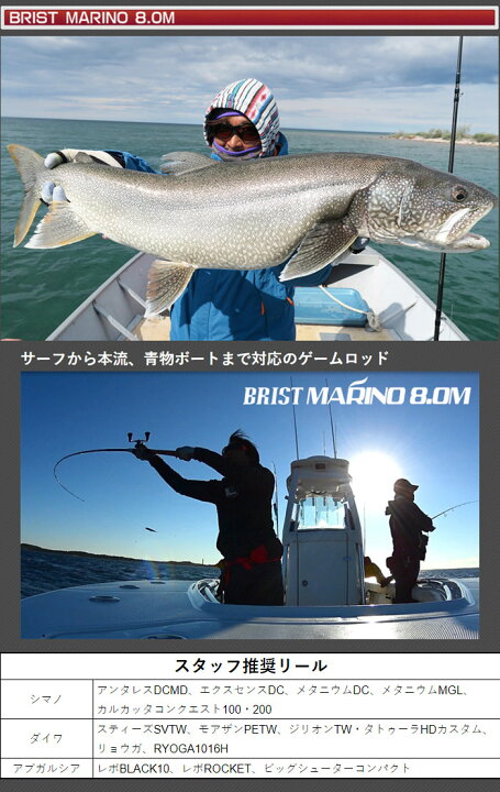 楽天市場】フィッシュマン ブリスト マリノ FBR-106MH FISHMAN BRIST 
